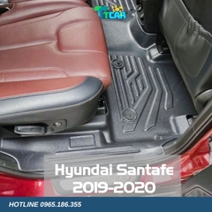Thảm lót sàn TPE 5D Hyundai Santafe (2019 - 2020)