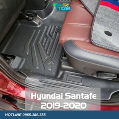 Thảm lót sàn TPE 5D Hyundai Santafe (2019 - 2020)