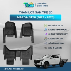 Thảm lót sàn TPE 5D Mazda Bt50 (2022 - 2025)