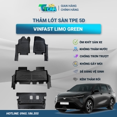 Thảm lót sàn đúc TPE Vinfast Limo Green / VF MPV7
