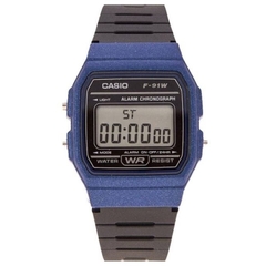 Casio 38.2 × 35.2 mm Nam F-91WM-2ADF