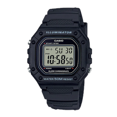 Casio 44.4 × 43.2 mm Nam W-218H-1AVDF
