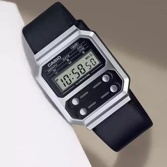 Casio 40.7 × 32.7 mm Unisex A100WEF-1ADF