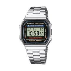 Casio 38.6 × 36.3 mm Unisex  A168WA-1WDF