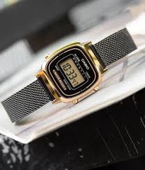 Casio 30.3 × 24.6 mm Nữ LA670WEMB-1DF
