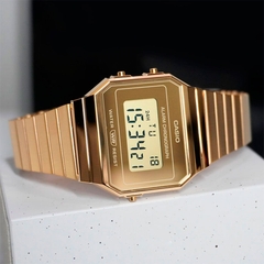 Casio 37.4 × 35.5 mm Unisex A700WEVG-9ADF