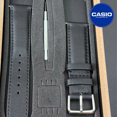 Dây da đen trơn size 14,16,18,20,22mm