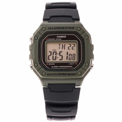 Casio 44.4 × 43.2 mm Nam W-218H-3AVDF