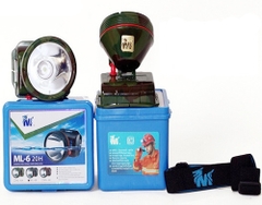 Đèn sạc độ đầu ML-6 trắng