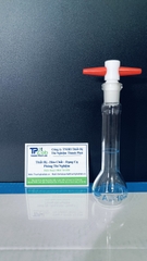 Bình định mức trắng 10ml, khóa nhựa, Class A, Hãng OMSONS GERMANY