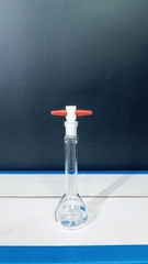 Bình định mức trắng 20ml, khóa nhựa, Class A, Hãng OMSONS GERMANY