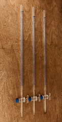 Buret thẳng khóa thủy tinh 25ml, Class B Hãng OMSONS GERMANY