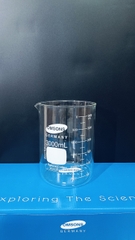 Cốc thủy tinh 3000ml có mỏ, chia vạch, Hãng OMSONS GERMANY