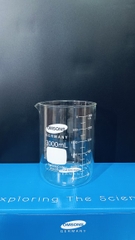 Cốc thủy tinh 3000ml có mỏ, chia vạch, Hãng OMSONS GERMANY