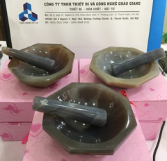 Cối chày mã não, Trung Quốc