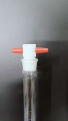 Bình định mức trắng 500ml, khóa nhựa, Class A, Hãng OMSONS GERMANY