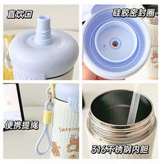 BÌNH GIỮ NHIỆT HOẠT HÌNH 600ML