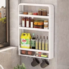 KỆ GIA VỊ TREO TƯỜNG 4 tầng để đồ