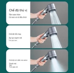 VÒI SEN TĂNG ÁP ĐẦU VÒI MASSAGE 4 IN 1