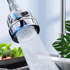 Đầu vòi tăng áp inox xoay 360 độ nhiều chế độ tiết kiệm nước