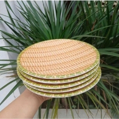 📌 📌 Đĩa Phíp Mẹt Nhựa Giả Mây Tre Cao Cấp SIZE 31CM