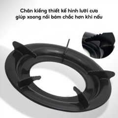 KIỀNG BẾP GA TRÒN ĐEN_PHỤ KIỆN BẾP GAS