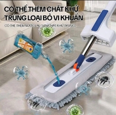 Cây lau nhà tự vắt 45cm sản phẩm cao cấp, thế hệ mới nắm 2026