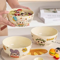 Combo 4 Bát Sứ Siêu Cute Hình Shin