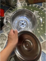 Nồi hấp 21cm sâu lòng inox cao cấp