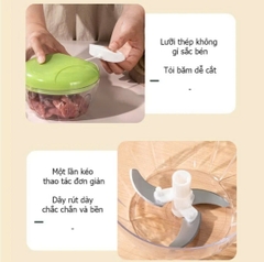 MÁY XAY TỎI ỚT DÂY RÚT K.I.T.O