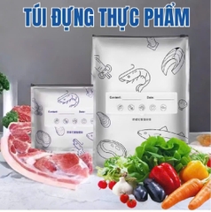Set 10 Túi Zip Bạc Nhôm Đựng Đồ Ăn