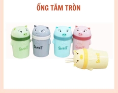Ống Đựng Tăm Tròn Hình Heo Dễ Thương