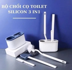 Bộ 3 Chổi Vệ Sinh Toilet Xoay 360 Độ Hama