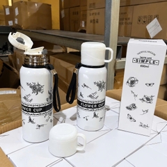 🌸🌸BÌNH GIỮ NHIỆT HOA FLOWER CUP 600ML