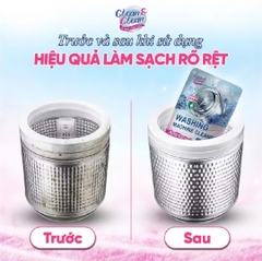 BỘT TẤY LỒNG MÁY GIẶT BLUE LOẠI MỚI 💦hiệu Clean Clean 300gr
