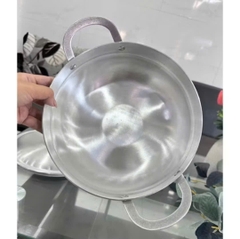 Nồi Lẩu Nhôm Có Nắp Đậy Kim Sang SIZE 26CM