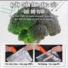 Set 10 Túi Zip Bạc Nhôm Đựng Đồ Ăn