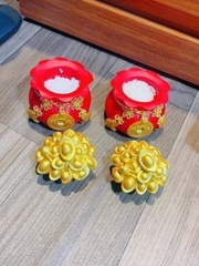 SET 3 Hủ đựng muối gạo Tài Lộc