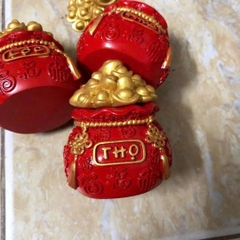 SET 3 Hũ Đựng Muối Gạo Chữ Phúc ,Lộc ,Thọ Trang Trí Ban Tho Than Tai Tho Địa