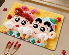 Thảm Chân Hoạt Hình Crayon Shin