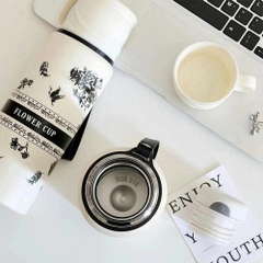 🌸🌸BÌNH GIỮ NHIỆT HOA FLOWER CUP 600ML