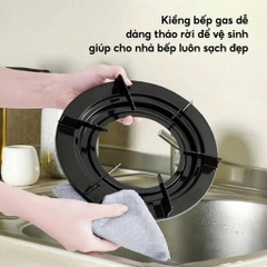KIỀNG BẾP GA TRÒN ĐEN_PHỤ KIỆN BẾP GAS
