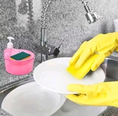Hộp đựng nước rửa chén và bọt biển thiết kế 2 trong 1 tiện lợi