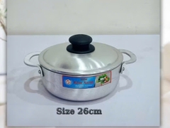 Nồi Lẩu Nhôm Có Nắp Đậy Kim Sang SIZE 26CM