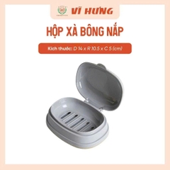 Hộp đựng xà bông cục Nhựa Vĩ Hưng màu xinh xẻo tiện lợi cho phòng tắm