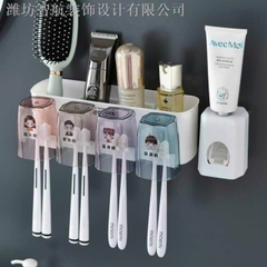 BỘ NHẢ KEM ĐÁNH RĂNG KÈM 4 CỐC