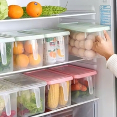 Hộp đựng thực phẩm tay cầm tiện lợi cho tủ lạnh 8L