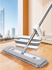 CÂY LAU NHÀ TỰ VẮT THÔNG MINH KÈM 3 BÔNG