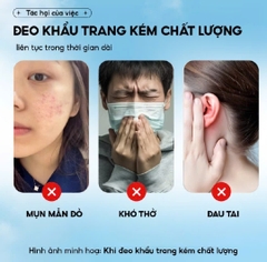 Thùng 100 Cái Khẩu trang 5D TOPGIA