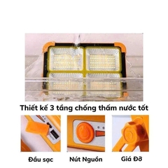 Đèn Năng Lượng Mặt Trời 1500W IP66 – Đèn NLMT Siêu Sáng Ngoài Trời